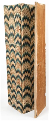 Lot 223 - Flame-Stitch Three-Panel Folding Screen Height...