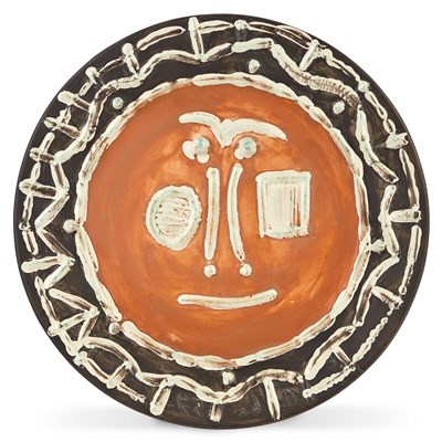 Lot 174 - Pablo Picasso VISAGE EN GROS RELIEF (A.R. 408)...