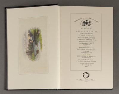 Lot 40 - BLACKER, WILLIAM Blacker's Art of Flymaking....
