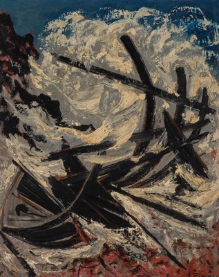 Lot 1163 - Ernest Fiene American, 1894-1965 The Breaker...