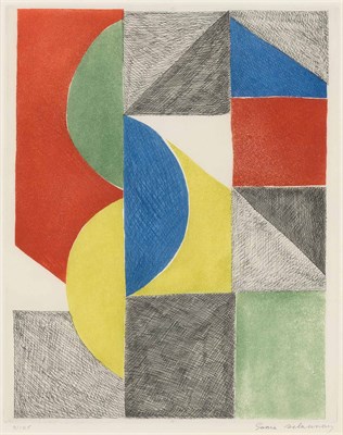 Lot 54 - Sonia Delaunay-Terk VENISE Color etching and...