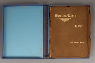 Lot 88 - EATON, FLORA McRAE Rippling Rivers. My Diary...