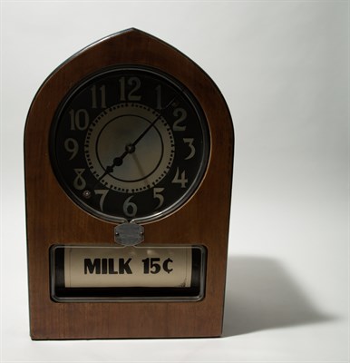 Lot 205 - Telechron Neon Advertising Clock With rotating...