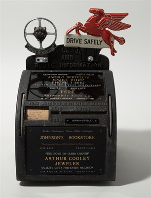 Lot 234 - Mileage Meter with Jaguar and Mobilgas Pegasus...