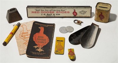 Lot 212 - Red Goose Shoes Telechron Lighted Glass Face...