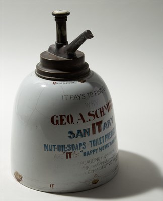 Lot 237 - Geo A. Schmidt 'SanITary' Soap Dispenser...