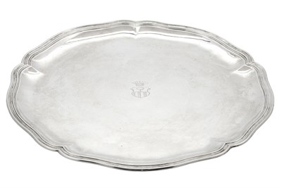 Lot 393 - Swiss Silver Salver Pochon Frères, Bern...