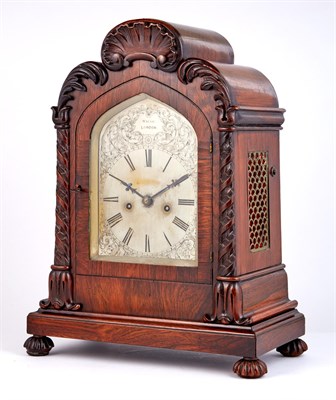 Lot 218 - Victorian Rosewood Bracket Clock Walsh, London...