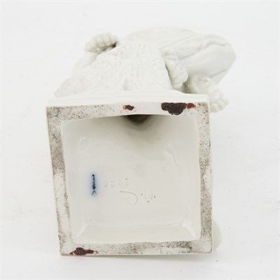Lot 250 - Three Berlin Clear Glazed Porcelain Figures...