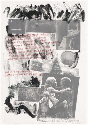 Lot 190 - Robert Rauschenberg 1977 PRESIDENTIAL...