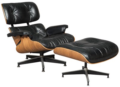 Lot 517 - Eames Chair with Ottoman