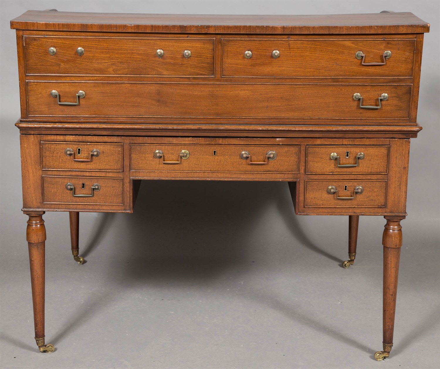Lot 245 - George III Mahogany Roll-Top Desk Circa 1780...