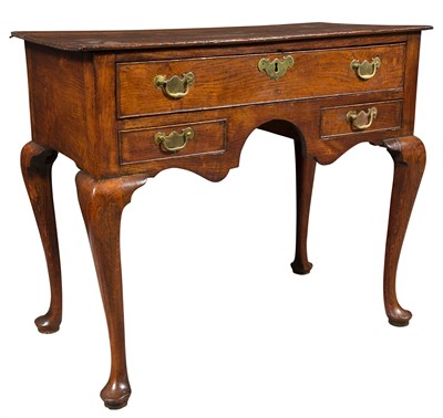 Lot 507 - George II Oak Dressing Table Height 27 1/2...