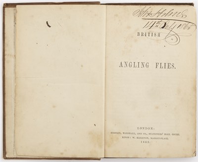 Lot 296 - THEAKSTON, MICHAEL British Angling Flies....
