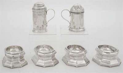 Lot 249 - Assembled Set of Four George I/II Sterling...