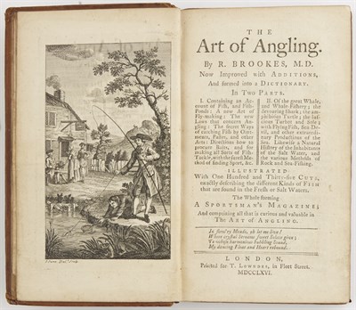 Lot 44 - BROOKES, R.[ICHARD] The Art of Angling. London:...