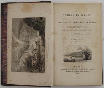 Lot 204 - MEDWIN, THOMAS The Angler in Wales, or Days...