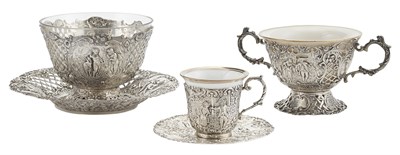 Lot 325 - German Silver Table Service Late 19th/ early...
