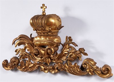 Lot 126 - Russian Carved and Giltwood Wall Ornament In...