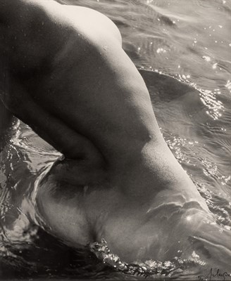 Lot 43 - CLERGUE, LUCIEN (1934-2014) Nude in the sea,...