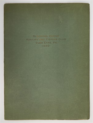 Lot 176 - [HUNTING AND FISHING CLUB] Year Book: Blooming...