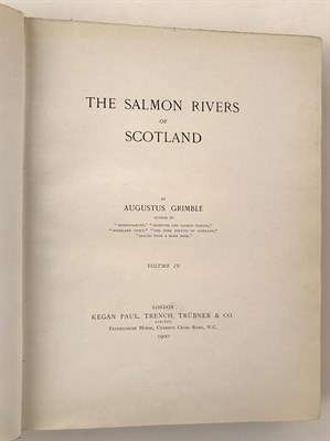 Lot 119 - GRIMBLE, AUGUSTUS The Salmon Rivers of...