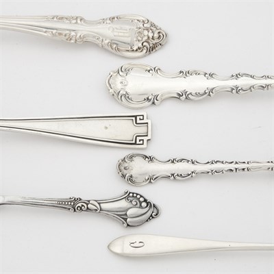 Lot 181 - Group of American, English and Mexican Silver...
