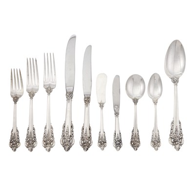 Lot 170 - Wallace Sterling Silver Grand Baroque Pattern...