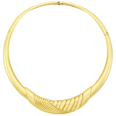 Lot 1300 - Gold Collar Necklace