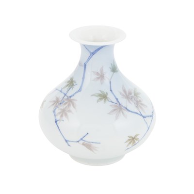 Lot 168 - Asian Porcelain Vase Decorated with Bamboo...