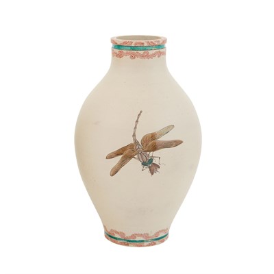 Lot 177 - Japanese Hand-Painted, Enameled and Unglazed...