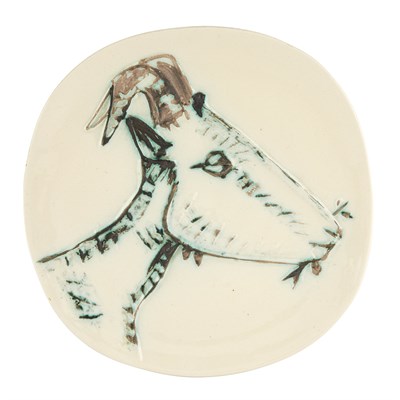 Lot 161 - Pablo Picasso TÊTE DE CHÈVRE DE PROFIL (ALAIN...