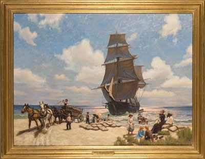 Lot 13 - Anthony D. Blake New Zealand, b. 1951 Aground,...