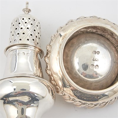 Lot 276 - Set of Four George IV Sterling Silver Open...