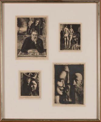 Lot 86 - Federico Castellon (1914-1971) SELF-PORTRAIT;...
