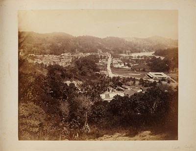 Lot 41 - [CEYLON] Album of albumen prints of Ceylon,...