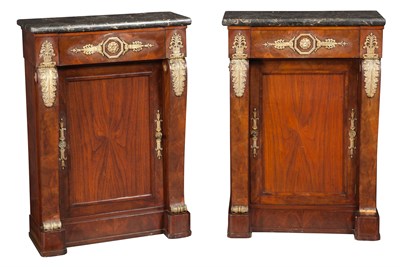Lot 243 - Pair of Empire Style Gilt-Metal-Mounted...