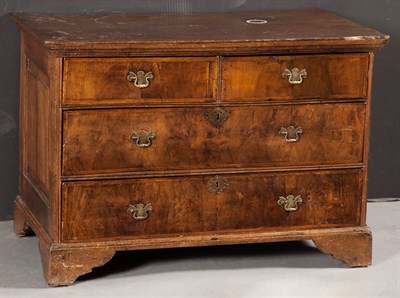 Lot 254 - George I Style Inlaid Walnut Chest of Drawers...