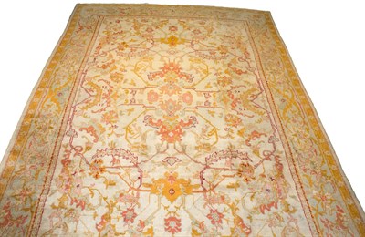 Lot 601 - Oushak Carpet West Anatolia, circa 1900 The...