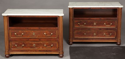 Lot 181 - Pair of Louis XVI Style Brass Mounted Mahogany...