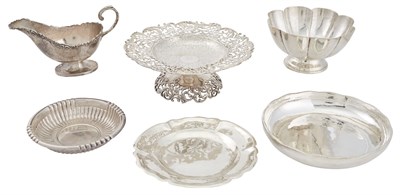 Lot 203 - Miscellaneous Group of Six Silver Table...