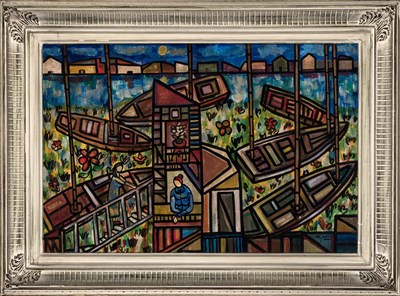 Lot 2033 - Jose Maria Mijares Cuban, 1921-2004 Marina...