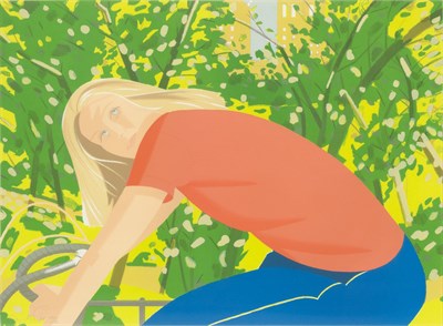 Lot 98 - Alex Katz (b. 1927) BICYCLE RIDER (SCHRÖDER...