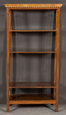 Lot 332 - Continental Neoclassical Parcel-Gilt Walnut...