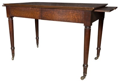Lot 136 - George IV Mahogany and Beechwood Writing Table...