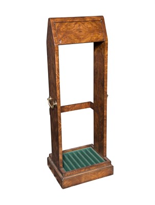Lot 233 - Stained Wood Table Leaf Holder Height 45 3/4...