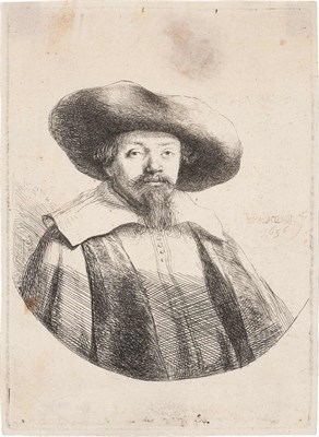 Lot 199 - Rembrandt van Rijn SAMUEL MANASSEH BEN ISRAEL...
