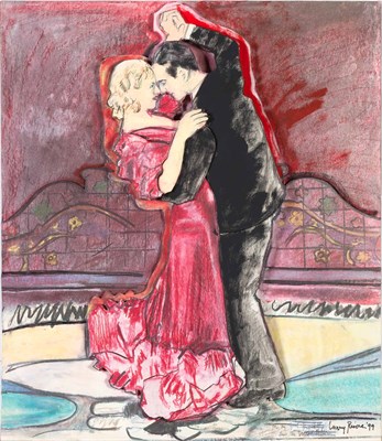 Lot 206 - Larry Rivers FRED AND GINGER Color lithograph...
