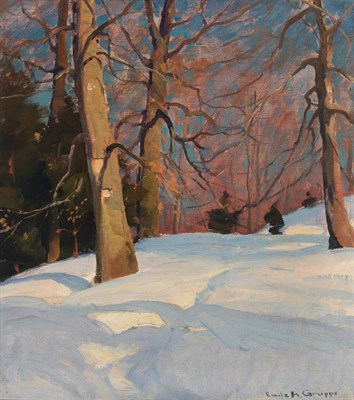 Lot 125 - Emile A. Gruppe American, 1896-1978 Trees in...