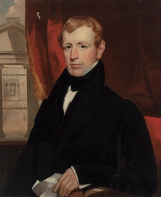 Lot 77 - American School 19th Century Portrait of a...